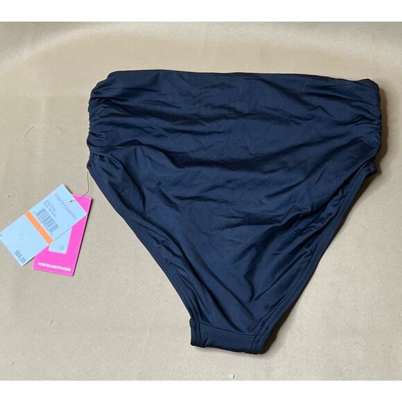 Vince Camuto Black Convertible High Waist Bikini Bottom S NWT - Picture 4 of 5
